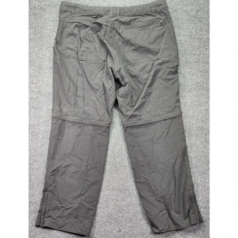 The North Face Horizon 2.0 Pants Mens 38x29 Gray Hiking Outdoor Convertible